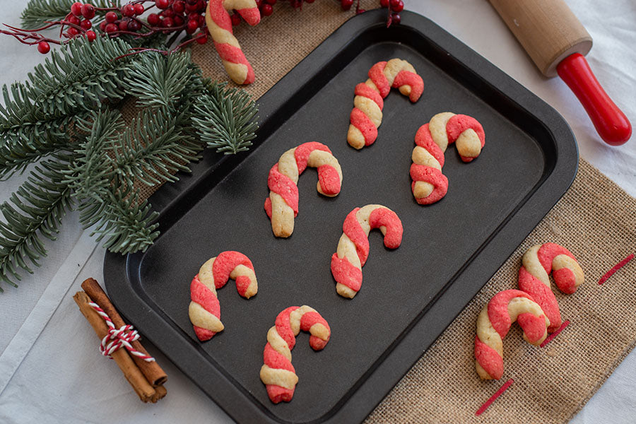 Arbosano Candy Cane Cookies