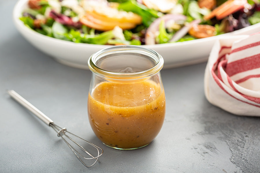 Apple Cider Vinaigrette with Il Fusti Harvest Estate Olive Oil