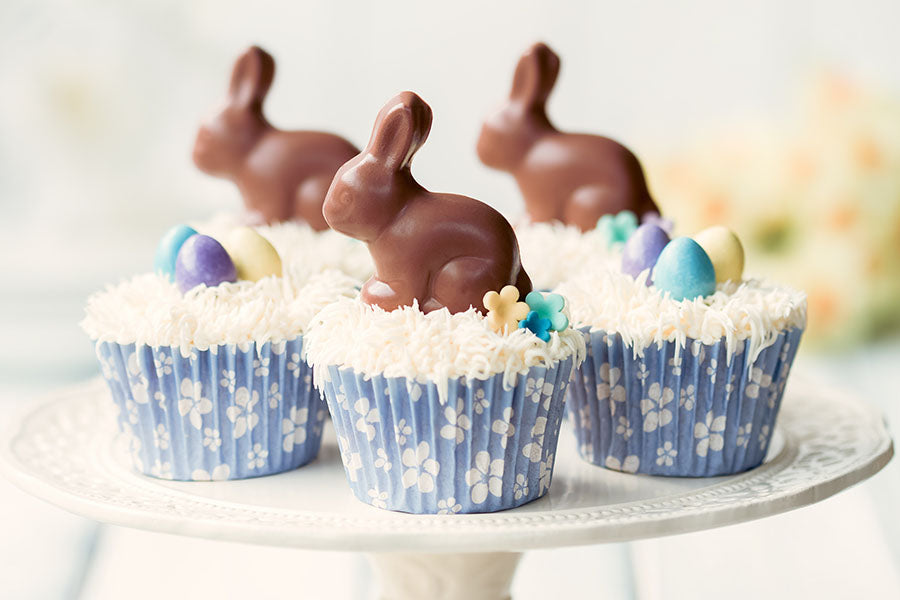Easter Bunny Olive Oil Cupcakes