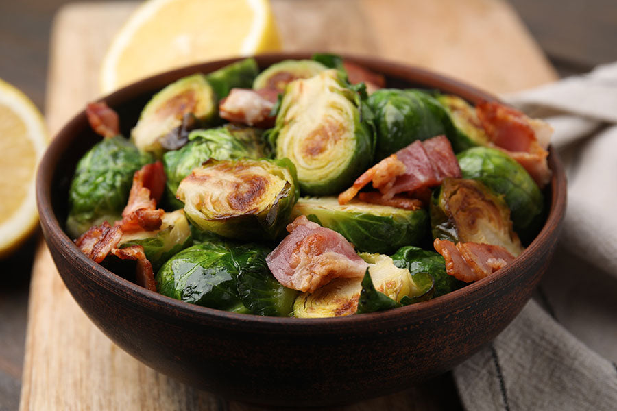 Maple Bacon Brussel Sprouts