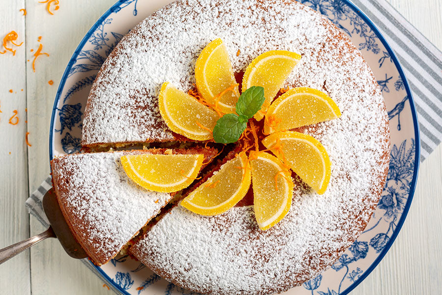 Orange Cardamom Olive Oil Cake