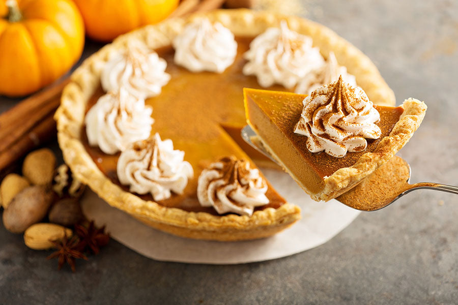 Olive Oil Crust Pumpkin Pie